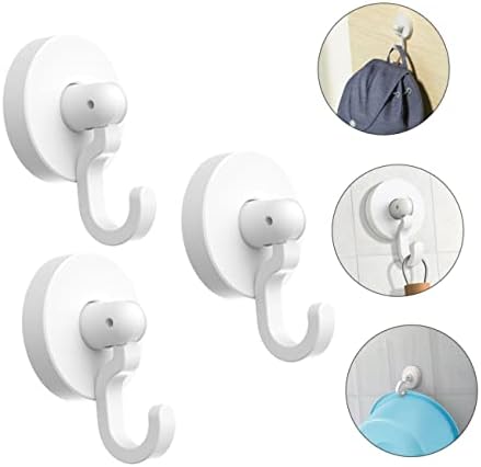 Self-Adhesive Door Hooks 3 Pack for Towels Coats Robes