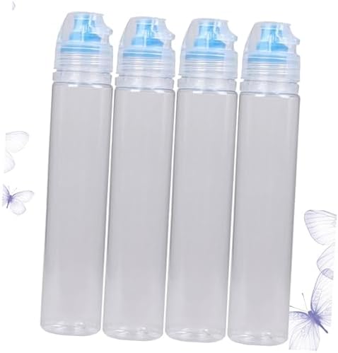 UTHCLO 4 Pack PVC Condiment Storage Bottles