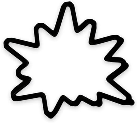 Bundle of Fun Comic Book Pow Cookie Cutter 4 inch