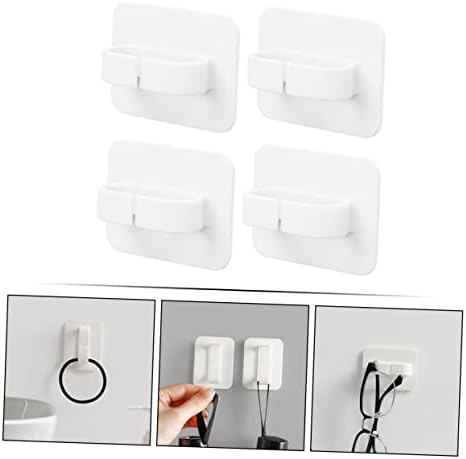 Healifty 4Pcs Wall Mount Spray Bottle Hooks for Organization