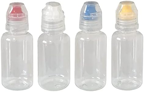 ZAYOIZY 4pcs Mini Honey Squeeze Bottles with Flip Top