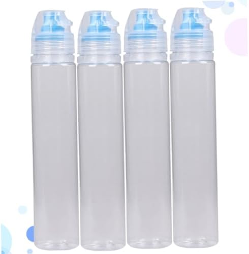 Luxshiny 4pcs PVC Food Sealed Storage Bottles