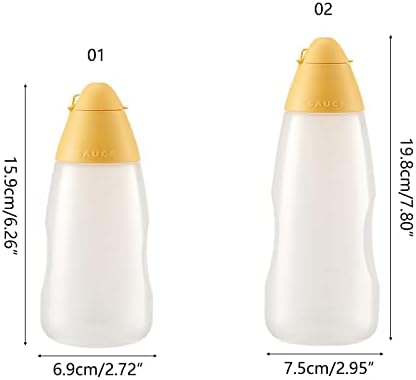 XANHOY 300ml Leakproof Squeeze Condiment Bottle