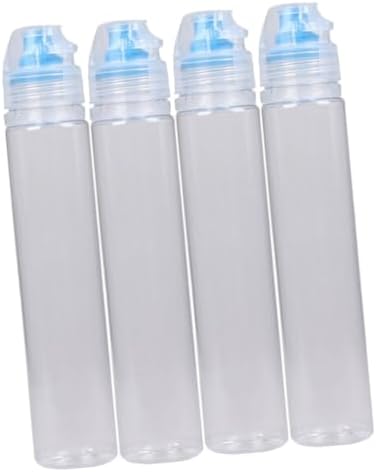 LALADEFIEE 4 Pack PVC Condiment Storage Bottles