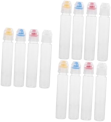 12 Pcs Mini Squeeze Bottle Condiment Containers