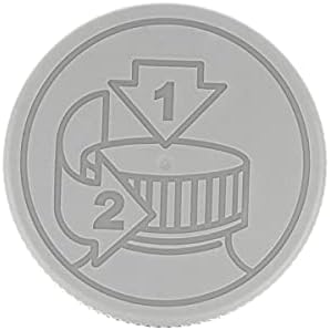 9 pcs Nakpunar Mason Jar Lids Gray Child-Proof