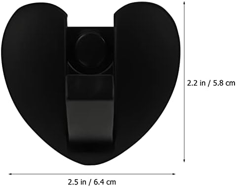 DOITOOL Heart Shape Decor Aluminum Foldable Wall Hooks