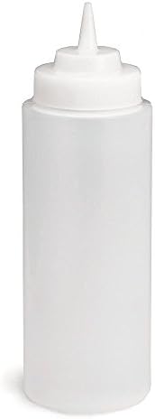 Tablecraft 3263C 32 Ounce Squeeze Bottle Dozen Natural