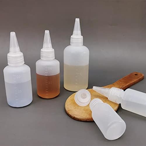 SHUILING 10 Pack Plastic Squeeze Bottles with Scales 30ml1oz