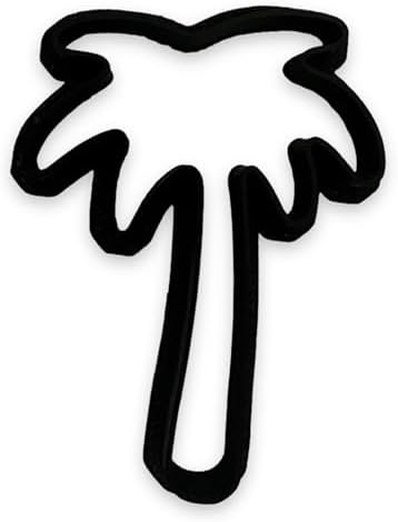 Bundle of Fun Palm Tree Cookie Cutter with Easy Push Design