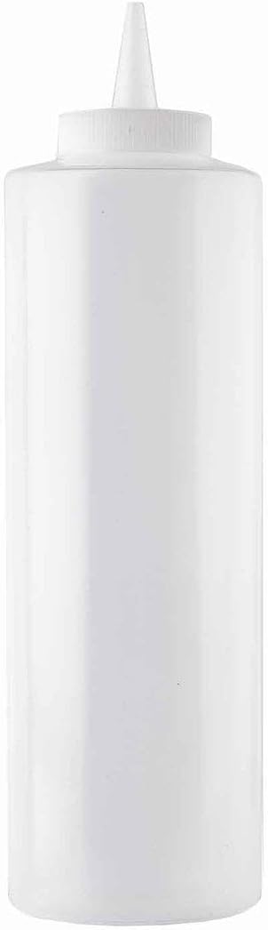 Tablecraft 24 oz Clear Condiment Squeeze Bottle
