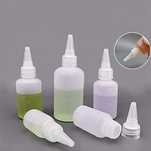 SHUILING 10 Pack Plastic Squeeze Bottles with Scales 30ml1oz
