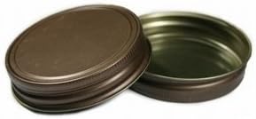 Nakpunar 12 pcs Rustic Bronze Mason Jar Lids 1