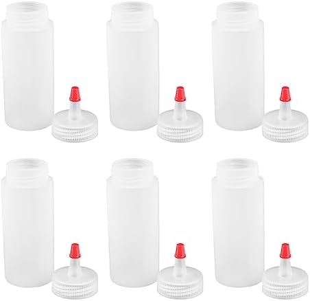 COHEALI 6Pcs Empty Squeeze Bottles with Tip Caps 1