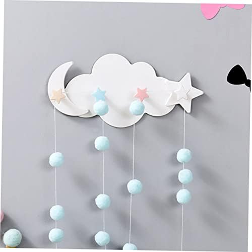 2pcs Cartoon Star Moon Wall Hooks