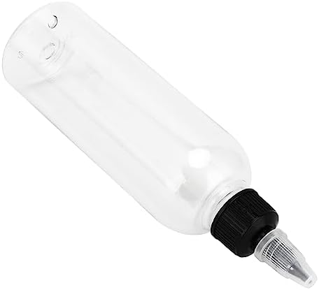 HOIGON 30-Pack 4oz Clear Squeeze Bottles with Twist Top and Funnels