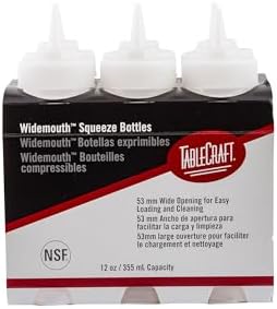 Tablecraft 12 oz Squeeze Dispenser 6 Pkg