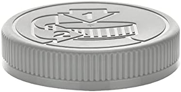 9 pcs Nakpunar Mason Jar Lids Gray Child-Proof