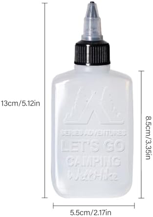 Small 100ml Leakproof Condiment Squeeze Bottle for Camping Travel