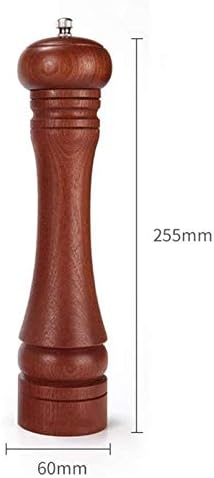 Solid Wood Pepper Mill with Adjustable Ceramic Grinding