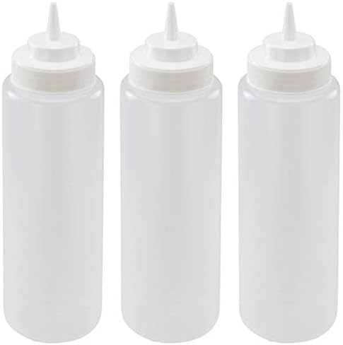 Great Credentials Squeeze Bottles Clear Set of 3 1