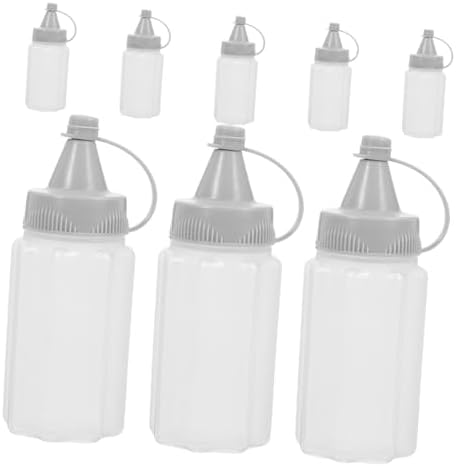 Reusable PP Condiment Squeeze Bottles for Oil Vinegar Honey