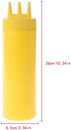 Lily Brown 3 Hole Squeeze Bottle Condiment Dispenser 1
