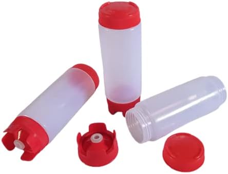 BAKERS PARDISE 15 Oz Condiment Squeeze Bottles Pack of 3 1