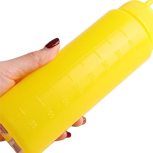 Vctitil 3 Pcs Condiment Squeeze Bottles with Leak Proof Design