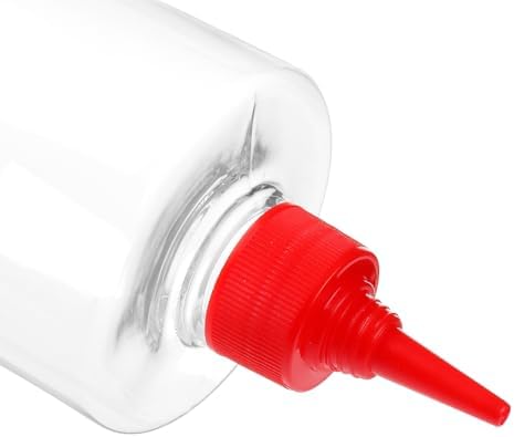 12 PCS 16 oz Clear Plastic Squeeze Bottles with Twist Top