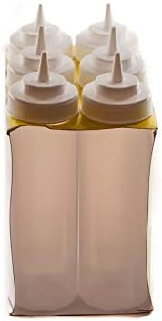 24 Oz BPA Free Condiment Squeeze Bottles 18 Count