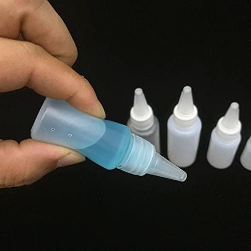 10PCS Durable Plastic Squeeze Bottles with Scale 20ml