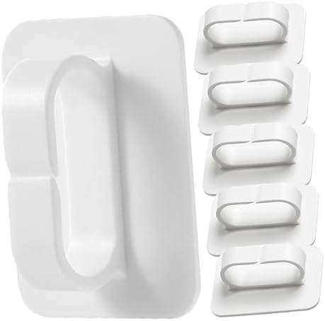 Cabilock 6Pcs Wall Adhesive Hooks Key Holder for Bathroom Kitchen 1