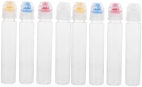 PartyKindom 4pcs2 Mini Squeeze Condiment Bottles
