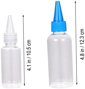 PRETYZOOM 20pcs Condiment Squeeze Bottles with Lids 1