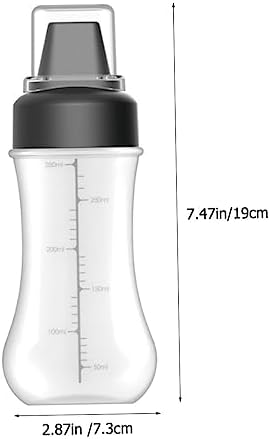 Garneck 350ml Portable Condiment Squeeze Bottles for Kitchen