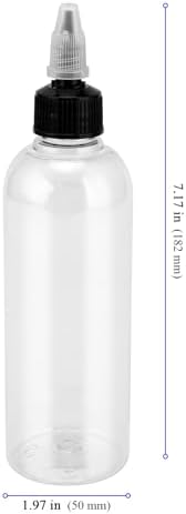 YUENPUN 30 Pack 8oz Condiment Squeeze Bottles with Twist Top Cap