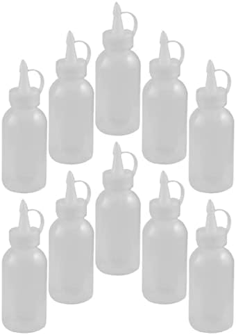 10pcs Zerodeko Squeeze Sauce Bottles Condiment Dispensers
