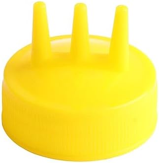 3 Holes Condiment Squeeze Bottles for Mustard Vinegar and Oil