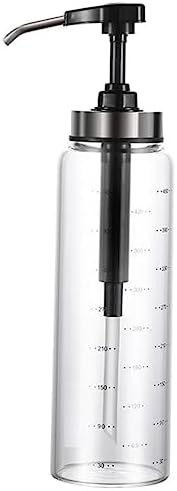 SHOWERORO 500ml Honey Dispenser Jar for Outdoor BBQ