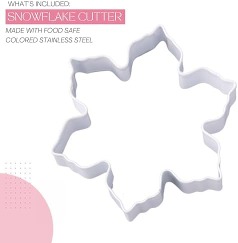 Cookie Cutter Kingdom Christmas Snowflake Cookie Cutter Set