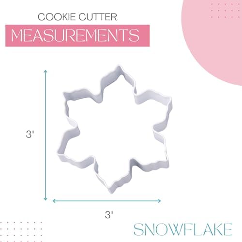 Cookie Cutter Kingdom Christmas Snowflake Cookie Cutter Set