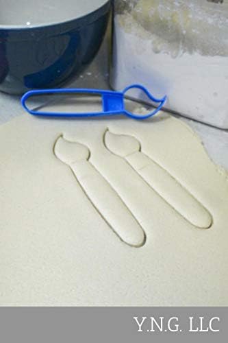 YNGLLC Artist Paint Brush Palette Cookie Cutters Set of 4