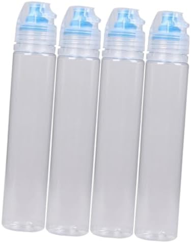 Luxshiny 4pcs PVC Food Sealed Storage Bottles