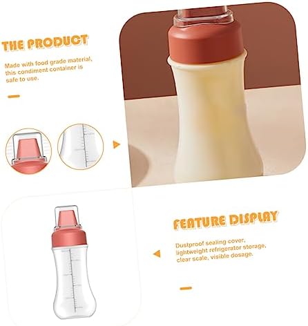 SHOWERORO Squeeze Bottles for Condiments and Sauces 1