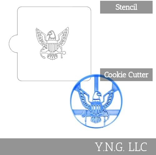 US Navy Stencil and Cookie Cutter Decorating Set
