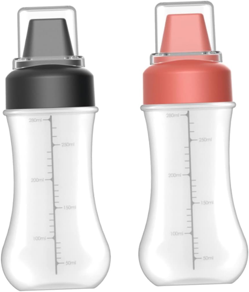 Garneck 350ml Portable Condiment Squeeze Bottles for Kitchen
