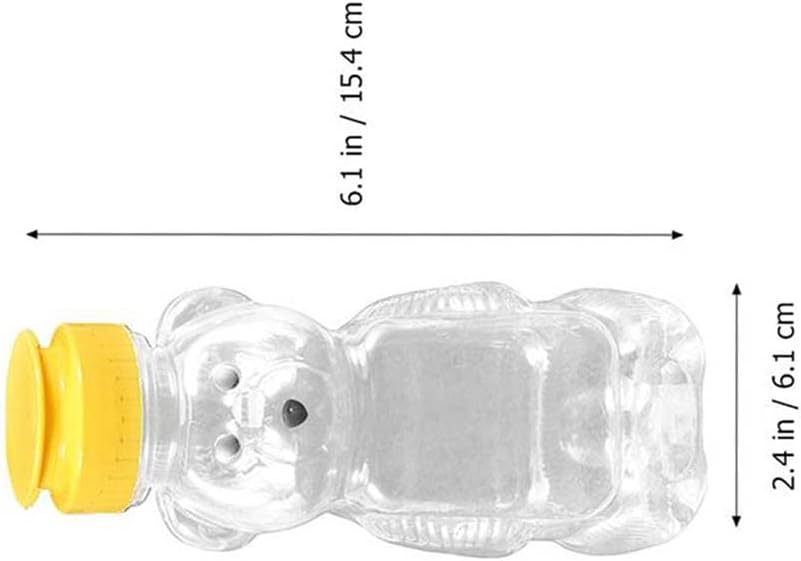 Leadigol 12PCS Bear Shape Honey Squeeze Bottles