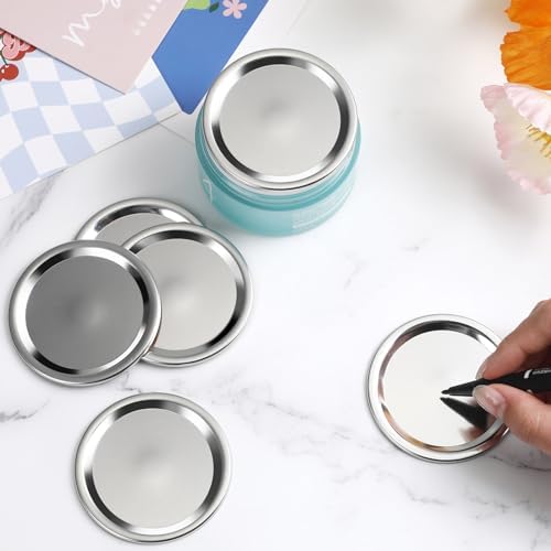 Honeydak 500 Pcs Regular Mouth Canning Lids Airtight Reusable