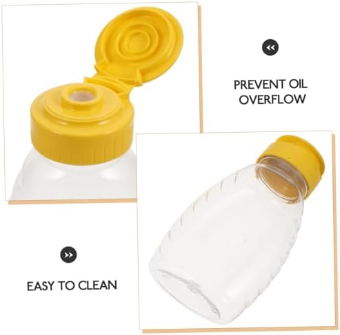 WATIIFUFU 4PC Multi-Purpose Condiment Squeeze Bottles Leakproof